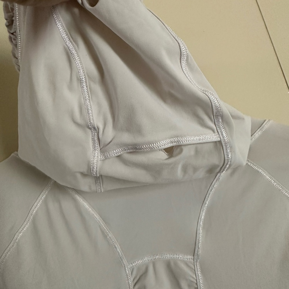 Lululemon Solid White Lightweight Pullover - image 5